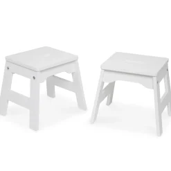 Wooden Stools – Set of 2><noscript><img width=