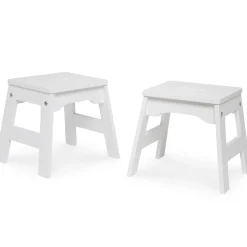 Wooden Stools – Set of 2><noscript><img width=