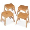 Wooden Stools – Set of 4>Melissa & Doug Best