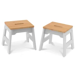 Wooden Stools – Set of 2>Melissa & Doug New