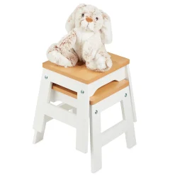 Wooden Stools – Set of 2><noscript><img width=