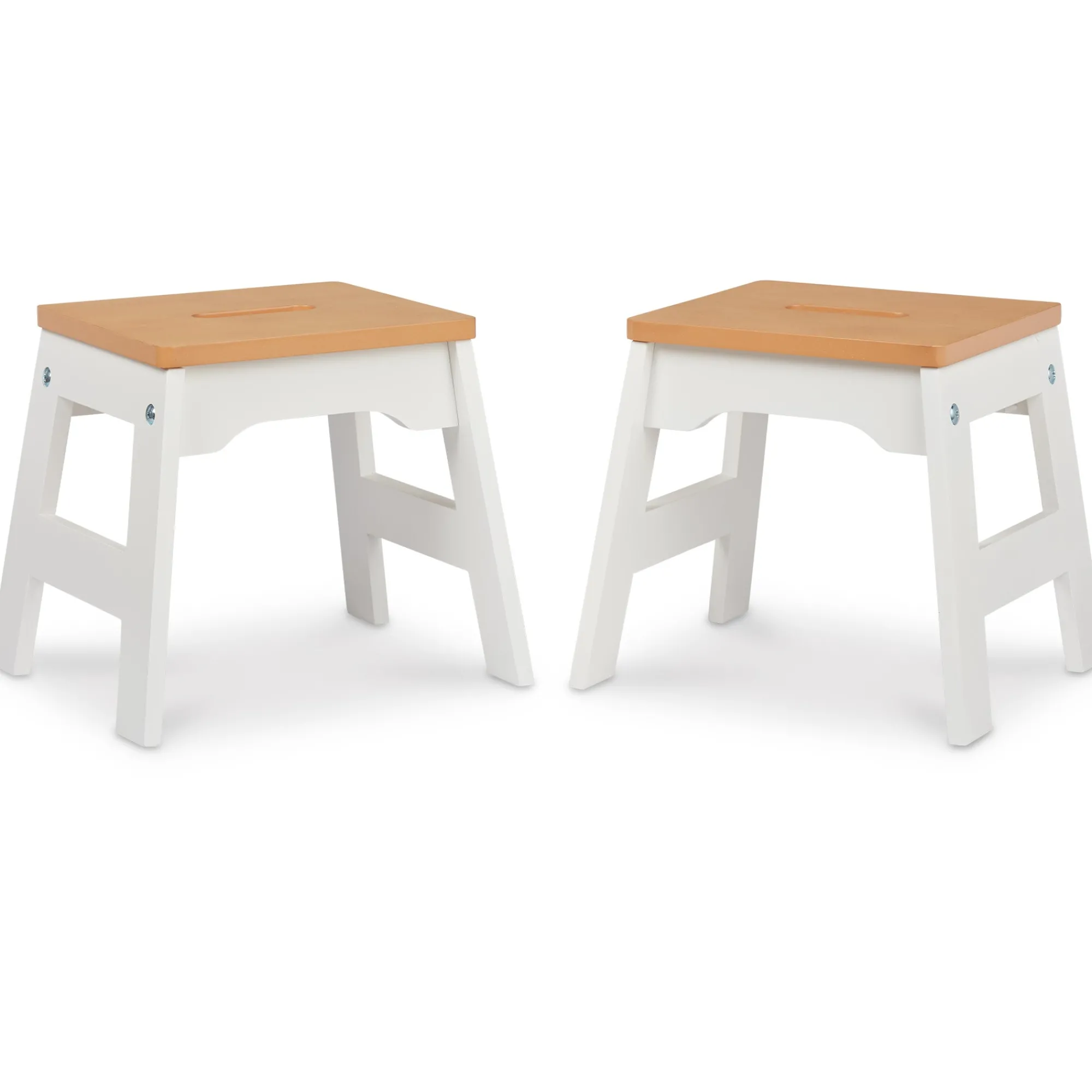 Wooden Stools – Set of 2>Melissa & Doug New