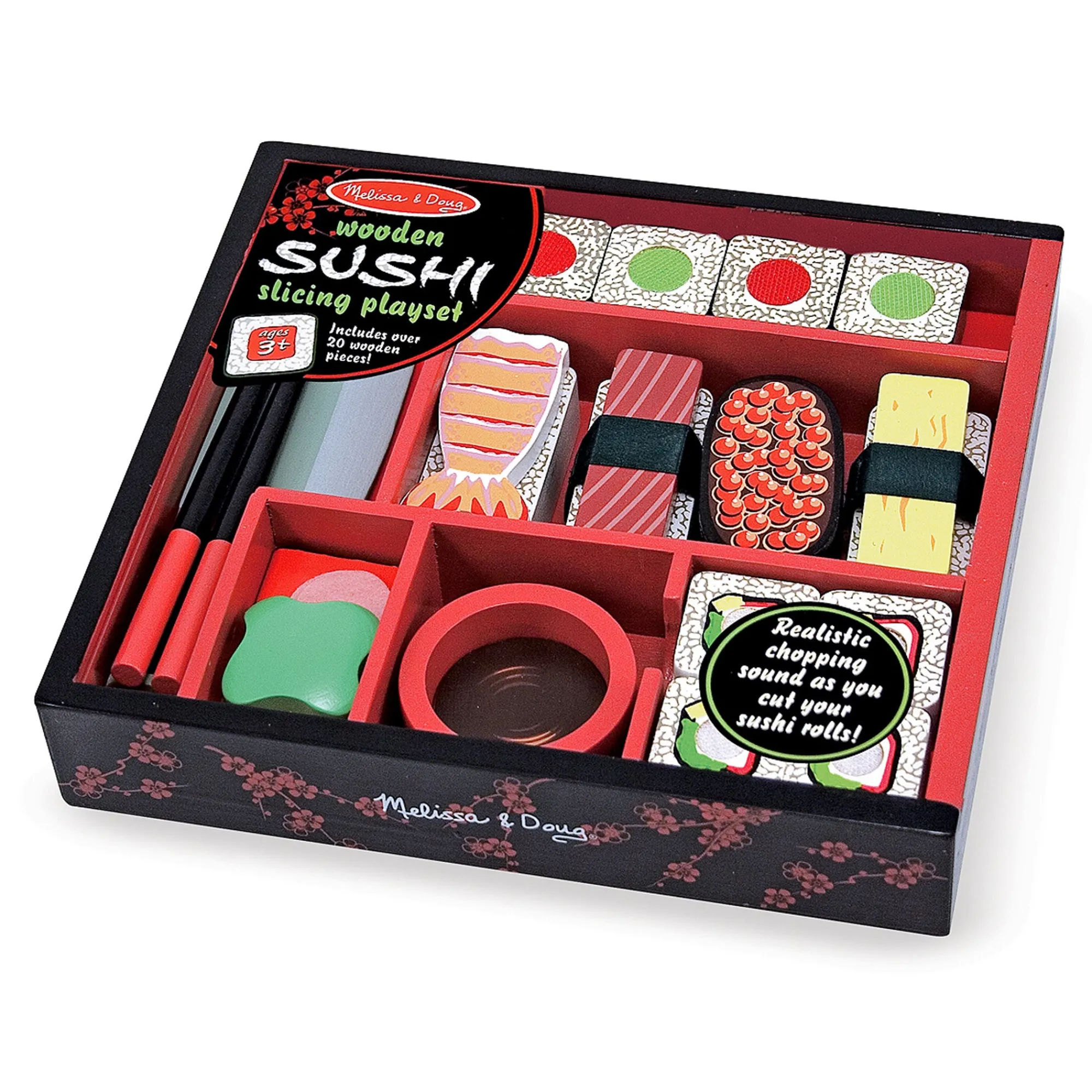 Wooden Sushi Slicing Play Set>Melissa & Doug Outlet