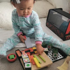 Wooden Sushi Slicing Play Set><noscript><img width=