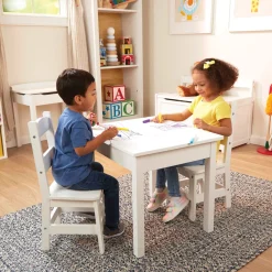 Wooden Table & Chairs - White>Melissa & Doug Outlet