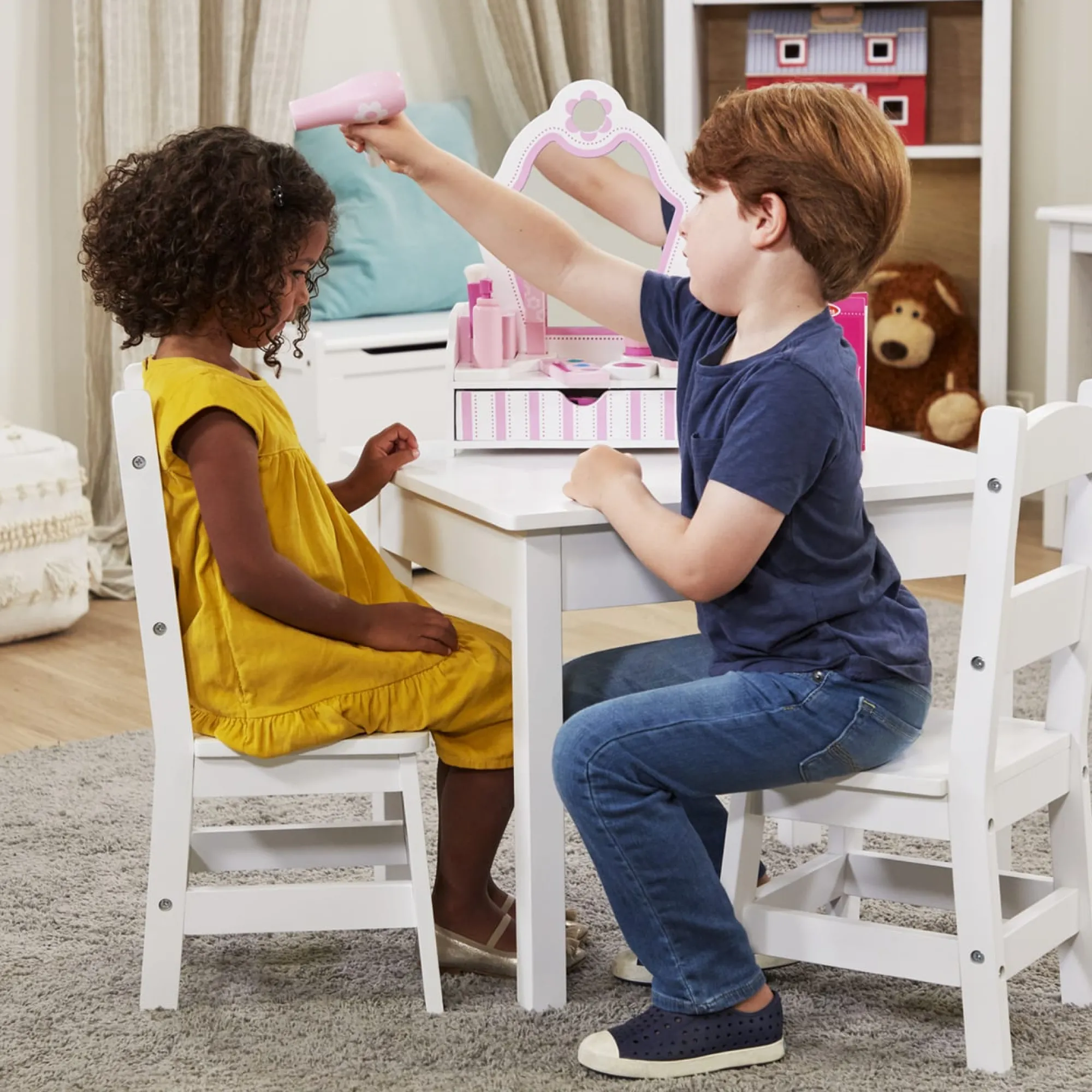 Wooden Table & Chairs - White>Melissa & Doug Outlet