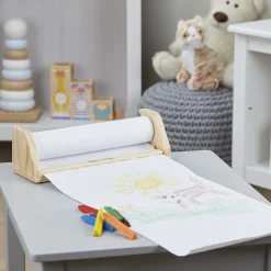 Wooden Tabletop Paper Roll Dispenser><noscript><img width=