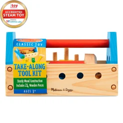 Wooden Take-Along Tool Kit><noscript><img width=