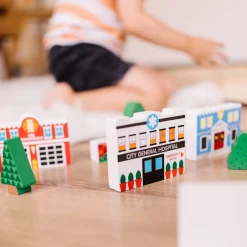 Wooden Town Play Set><noscript><img width=