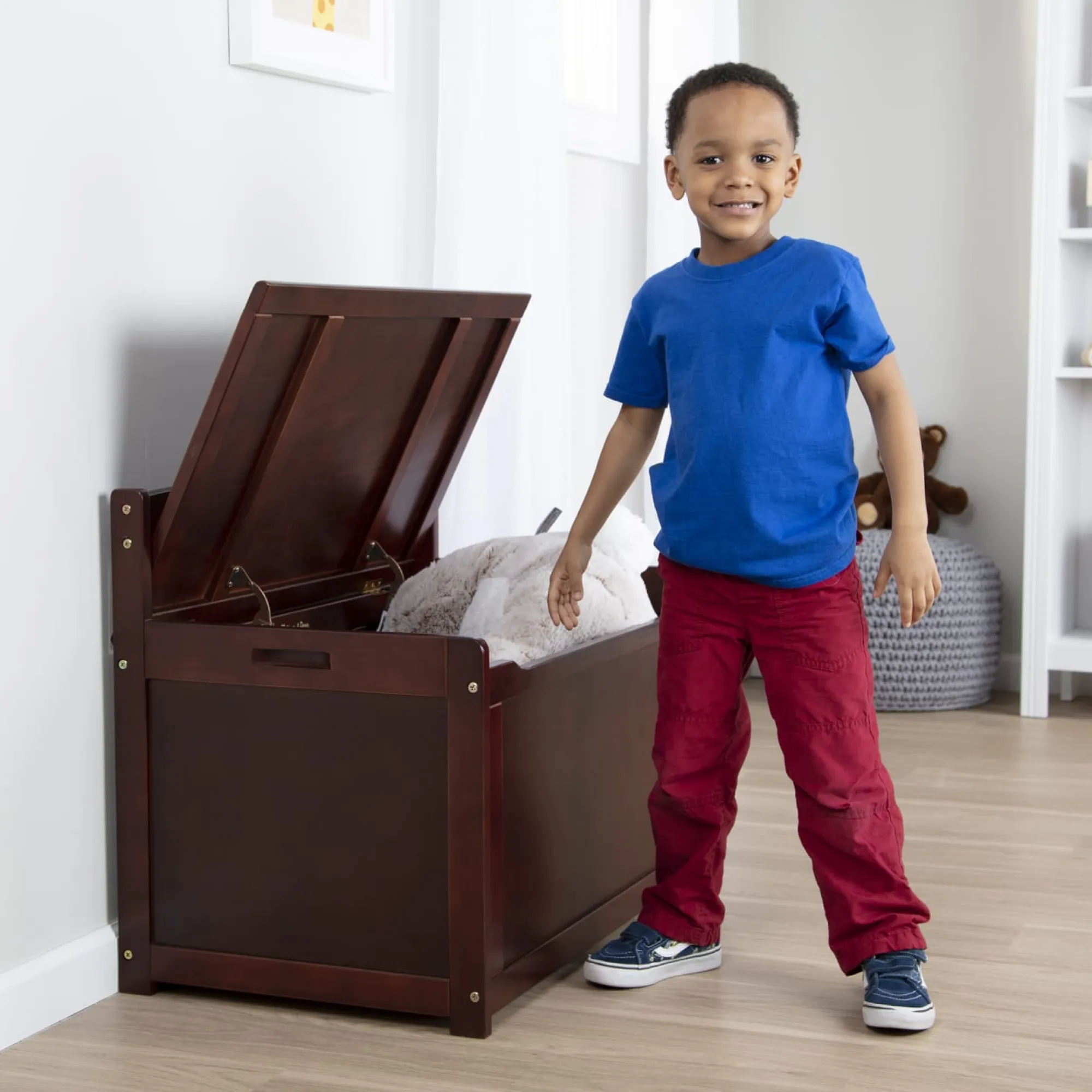 Wooden Toy Chest (Espresso)>Melissa & Doug Sale