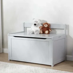 Wooden Toy Chest (Gray)><noscript><img width=
