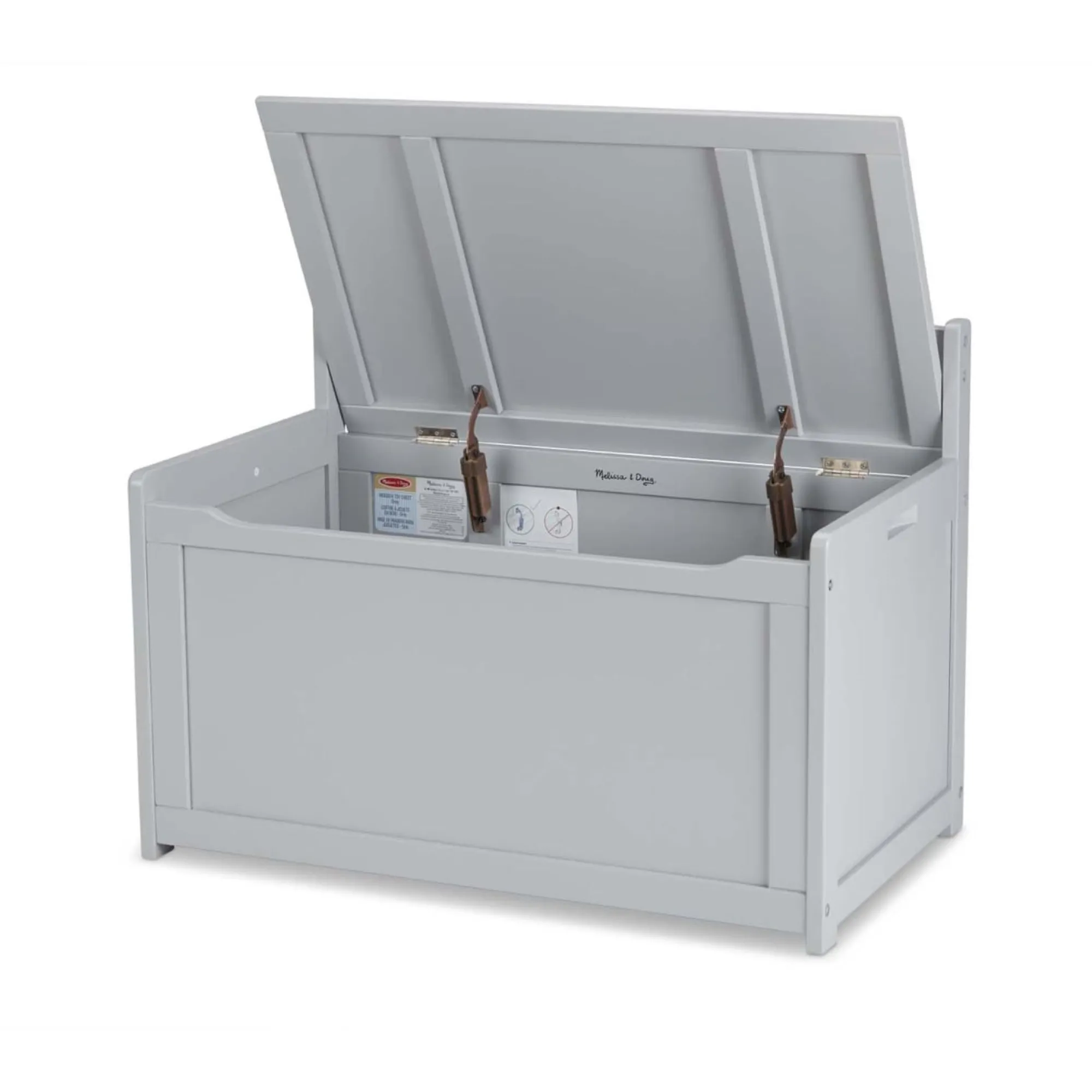 Wooden Toy Chest (Gray)>Melissa & Doug Discount