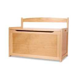 Wooden Toy Chest (Honey)><noscript><img width=