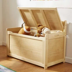 Wooden Toy Chest (Honey)><noscript><img width=
