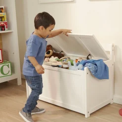 Wooden Toy Chest (White)>Melissa & Doug Best
