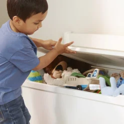 Wooden Toy Chest (White)><noscript><img width=