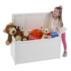 Wooden Toy Chest (White)><noscript><img width=