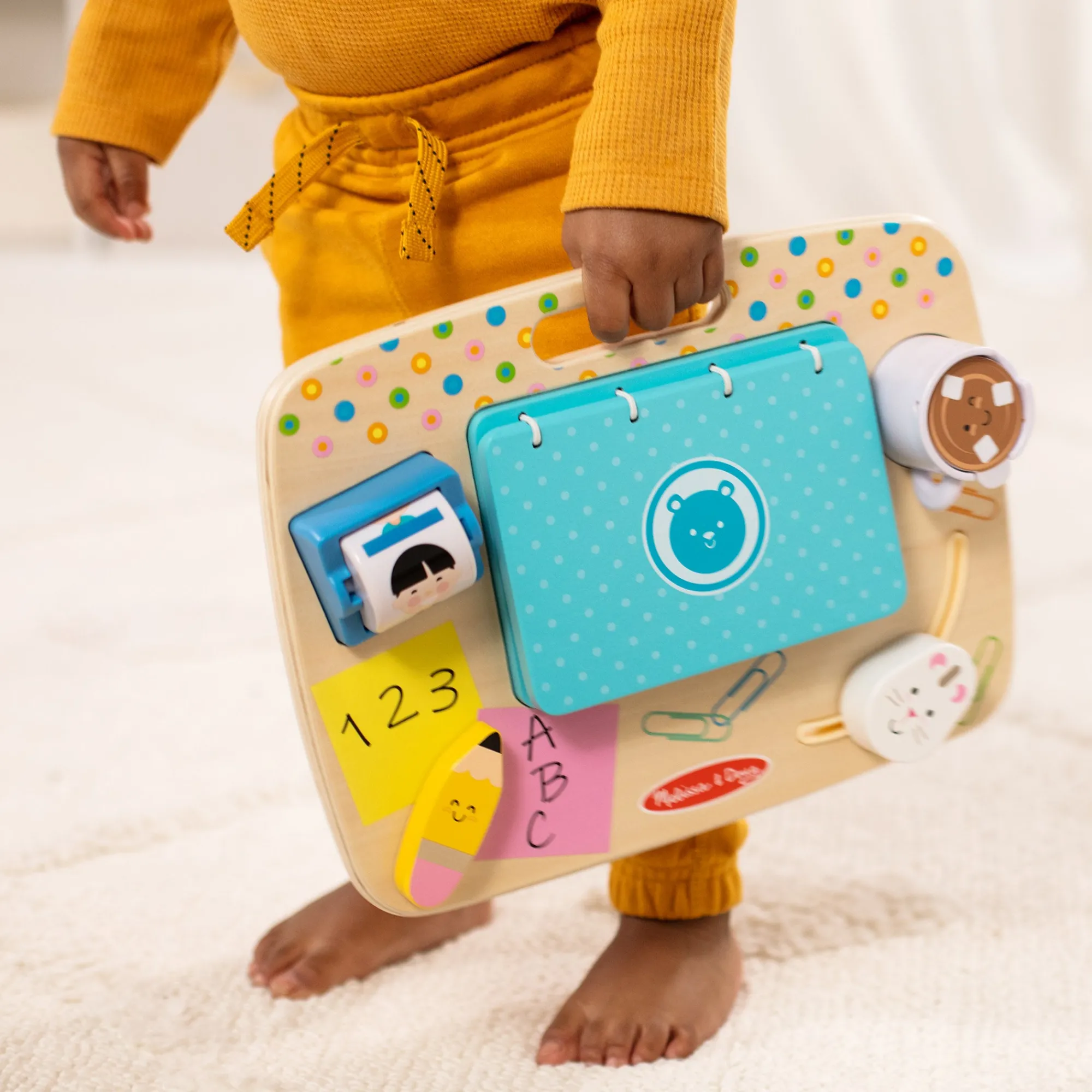 Wooden Work & Play Desktop Activity Board>Melissa & Doug Online