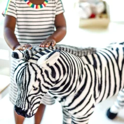 Zebra Lifelike Plush Stuffed Animal><noscript><img width=