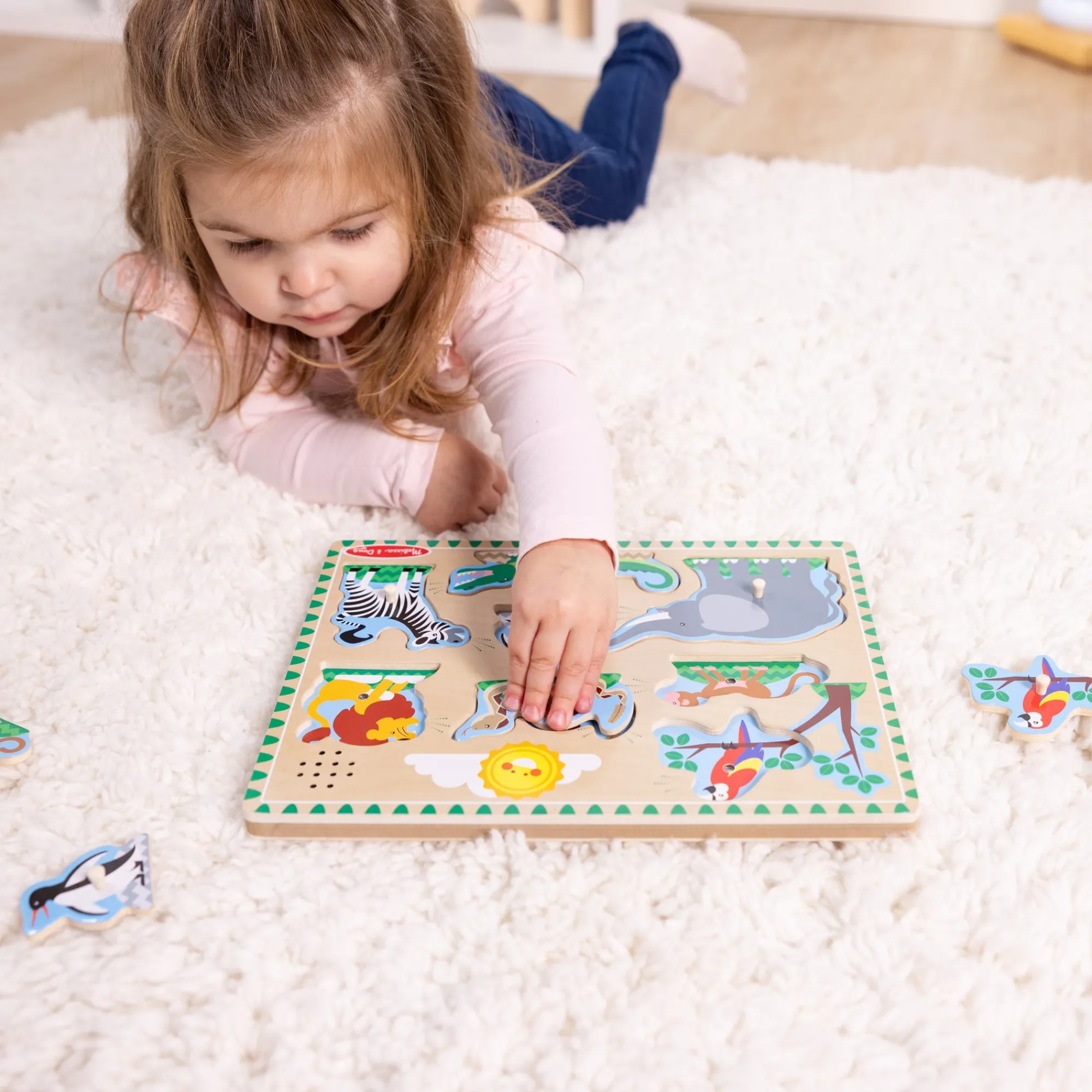 Zoo Animals Sound Puzzle - 8 Pieces>Melissa & Doug Online