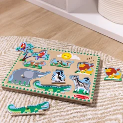 Zoo Animals Sound Puzzle - 8 Pieces><noscript><img width=