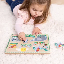 Zoo Animals Sound Puzzle - 8 Pieces><noscript><img width=