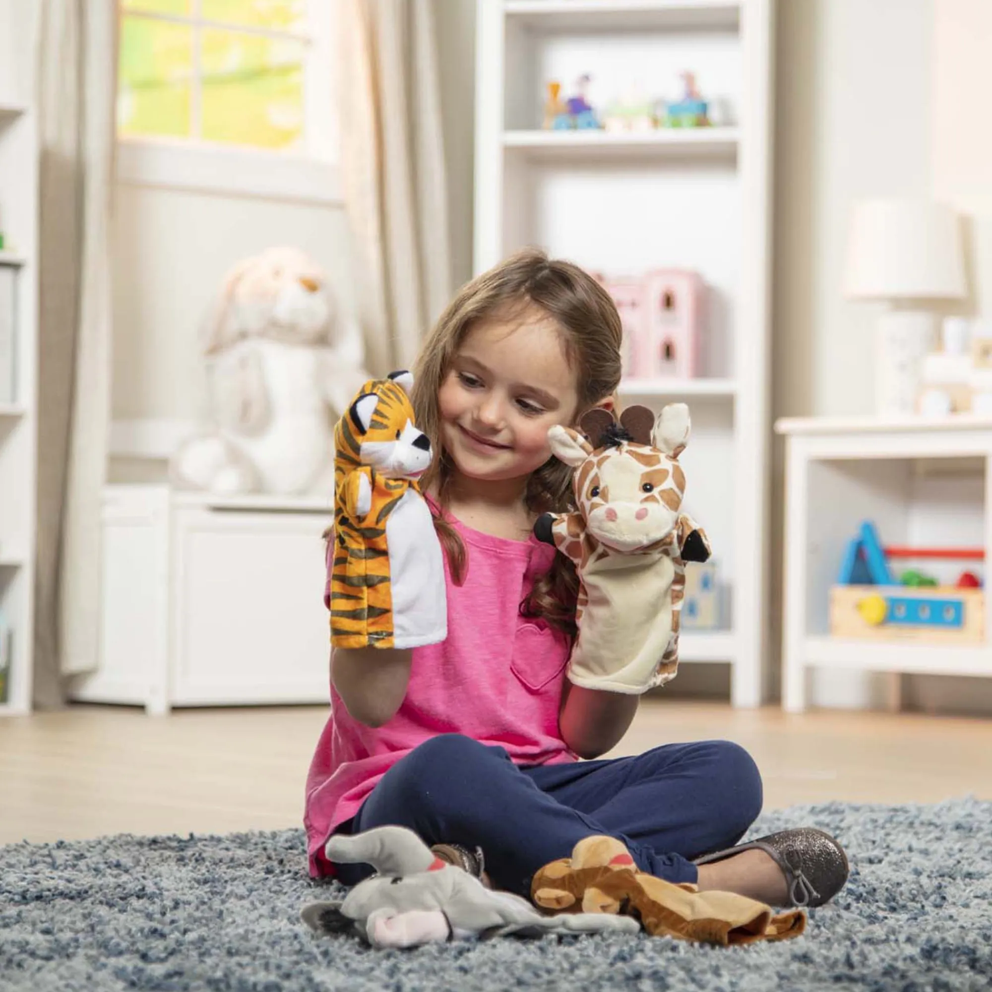 Zoo Friends Hand Puppets>Melissa & Doug New