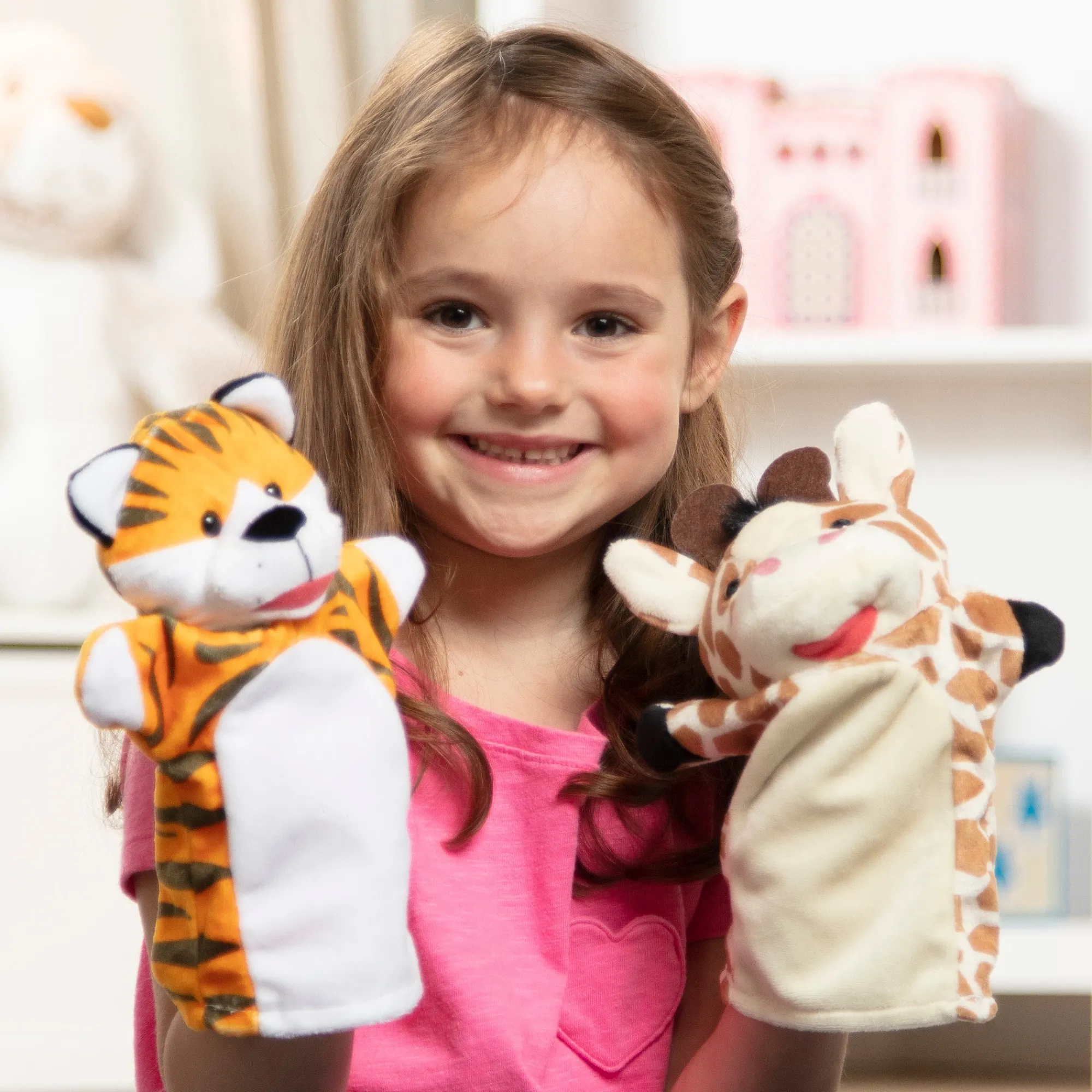 Zoo Friends Hand Puppets>Melissa & Doug New