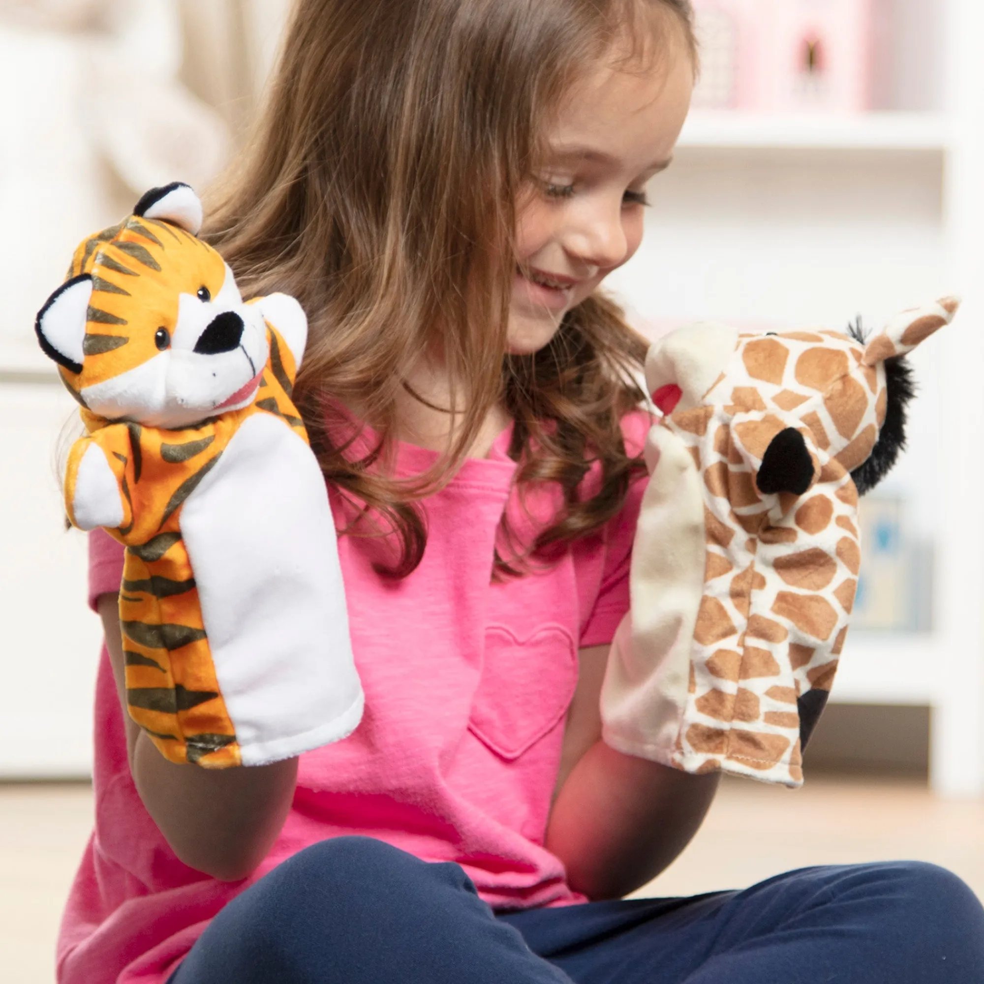 Zoo Friends Hand Puppets>Melissa & Doug New
